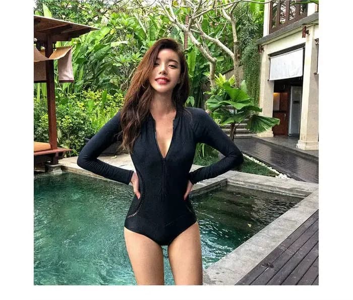 Maillot de bain une pièce Sexy de Style coréen pour femmes