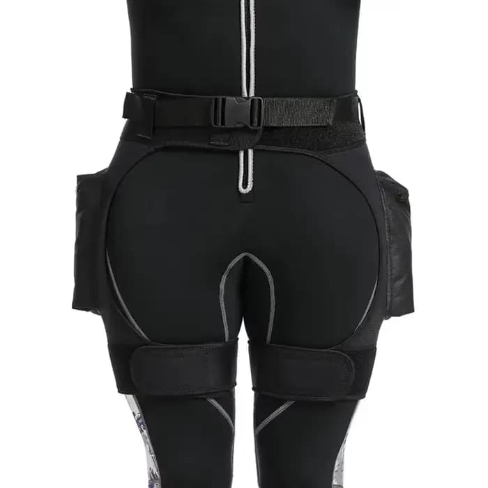Shorts pour hommes, pantalon court extensible en combinaison de plongée avec poches, boucle à dégagement rapide, ceinture ajusta