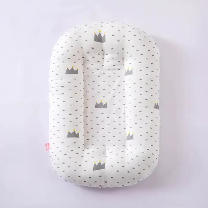 Transat et nid douillet pour bébé de 0 à 24 mois, nid pour bébé en coton respirant supervisé pour nouveau-né, transat pour nourrisson