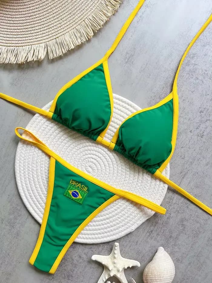Mini micro bikini brésilien extrême pour femme