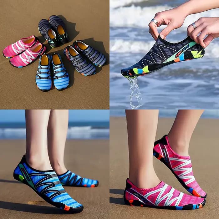 Chaussures aquatiques à séchage rapide, chaussures de plage, chaussures aquatiques unisexes, pantoufles aquatiques, chaussures de surf pieds nus, baskets aquatiques, chaussettes légères d'été pour l'e