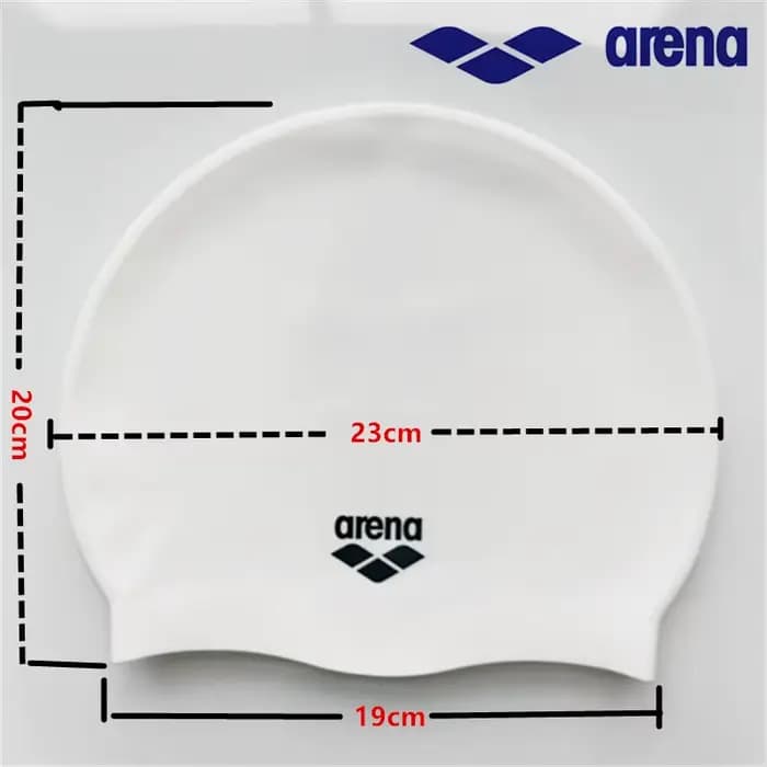 ARENA Bonnet de bain en silicone imperméable à la mode entraînement professionnel unisexe compétition