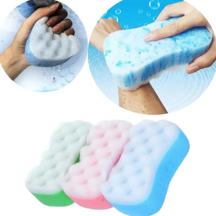 Éponge de bain douce, brosse de massage exfoliante pour le corps, gant de toilette, accessoires de douche pour le soin de la peau