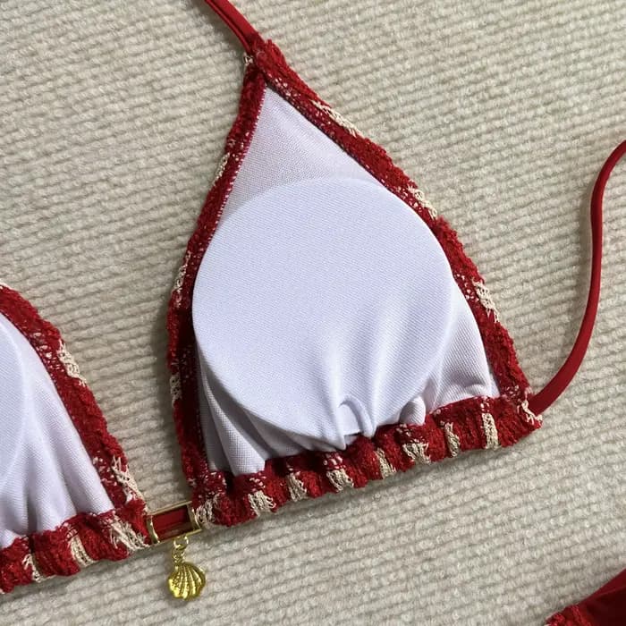 Ensemble 3 pièces micro bikini 2026 sexy pour femme