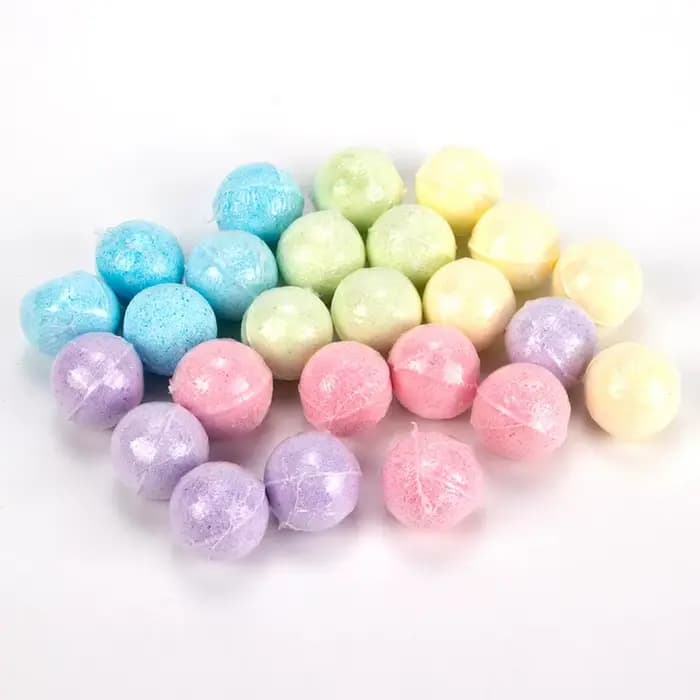 Petite boule de bain 10g au sel marin pour le corps, moule relaxant anti-stress, hydratant, nettoyant pour la douche, idéal pour les cadeaux de vacances et le spa