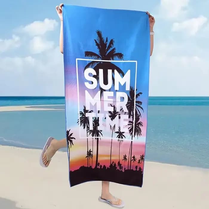 Serviette de plage Tropical Palm Tree : Plongez dans l'ambiance estivale