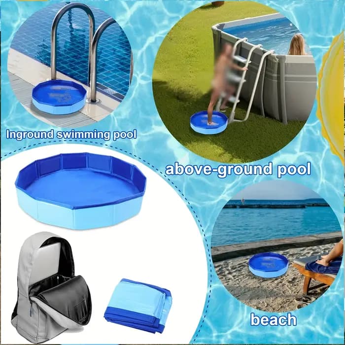 Bassin gonflable de bain de pieds de piscine