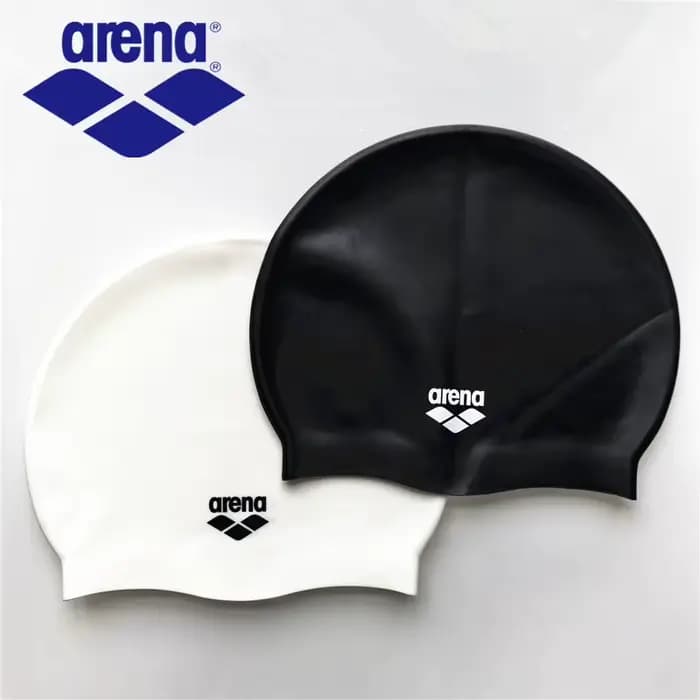 ARENA Bonnet de bain en silicone imperméable à la mode entraînement professionnel unisexe compétition