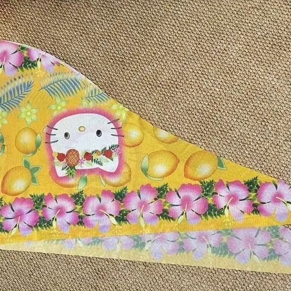 Maillot de bain sexy Hello Kitty japonais Kawaii pour femme, bikini d'été à bretelles fendues, mode plage et resort, motif dessin animé