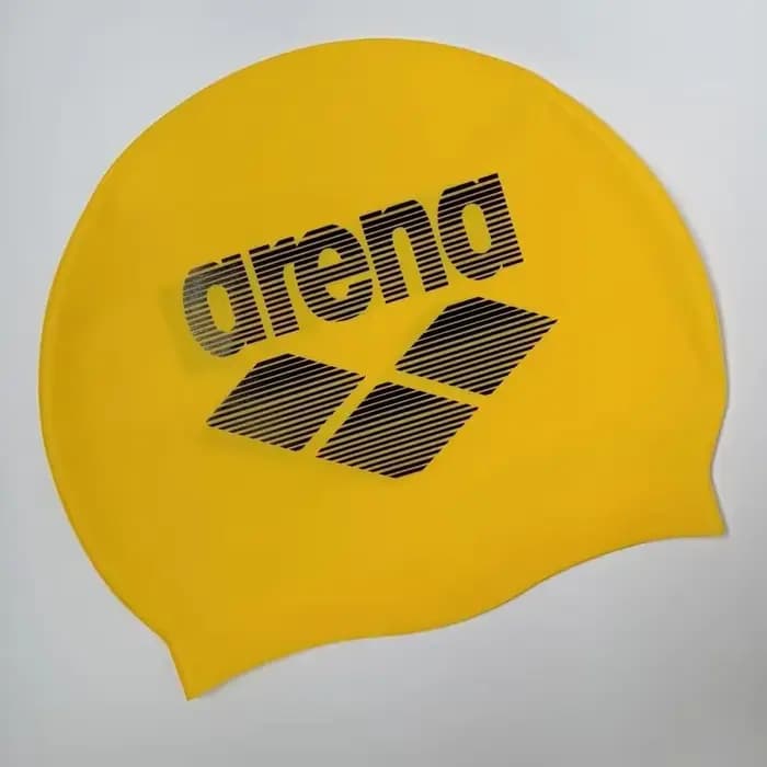 ARENA Bonnet de bain en silicone imperméable à la mode entraînement professionnel unisexe compétition