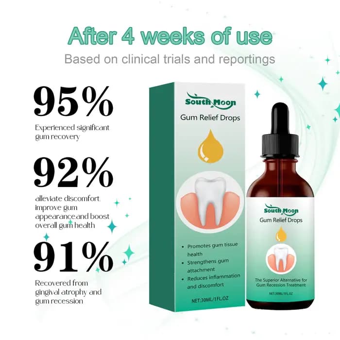 Gouttes pour soulager les maux de dents, réduire les saignements des gencives, atténuer la douleur et le gonflement, éliminer la plaque dentaire, les taches et les caries, traiter la parodontite, prot