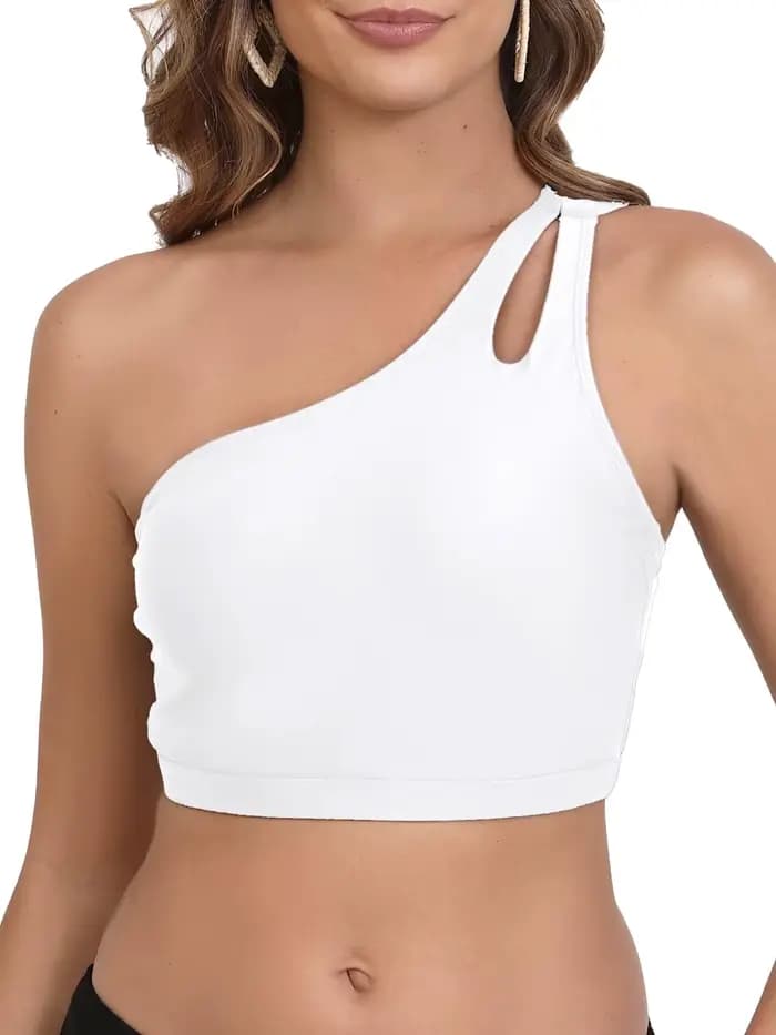 2026 Haut de maillot de bain asymétrique à une épaule