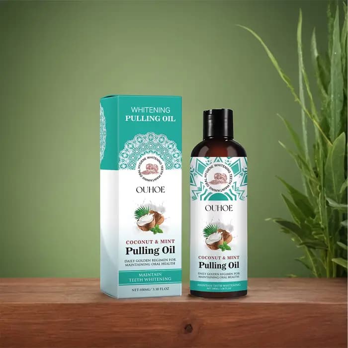 Bain de bouche à l'huile de coco sans alcool, protège la santé dentaire, rafraîchit l'haleine et élimine les résidus alimentaires.