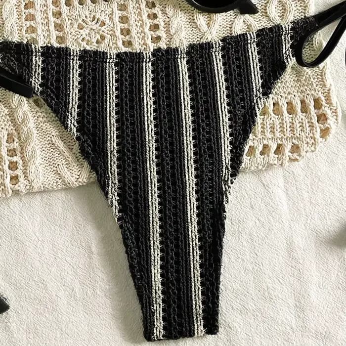 Nouveau Bikini côtelé maillot de bain femme maillots