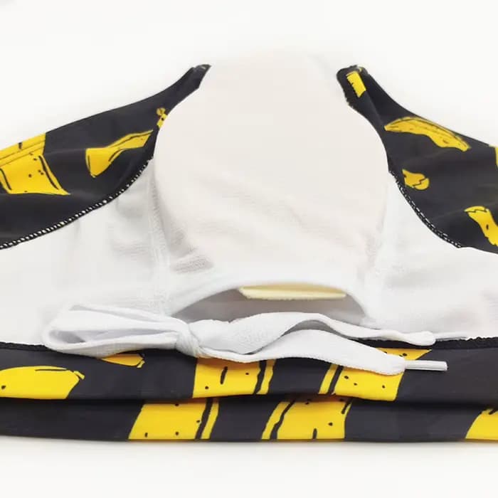 Slip de bain blanc imprimé pour homme