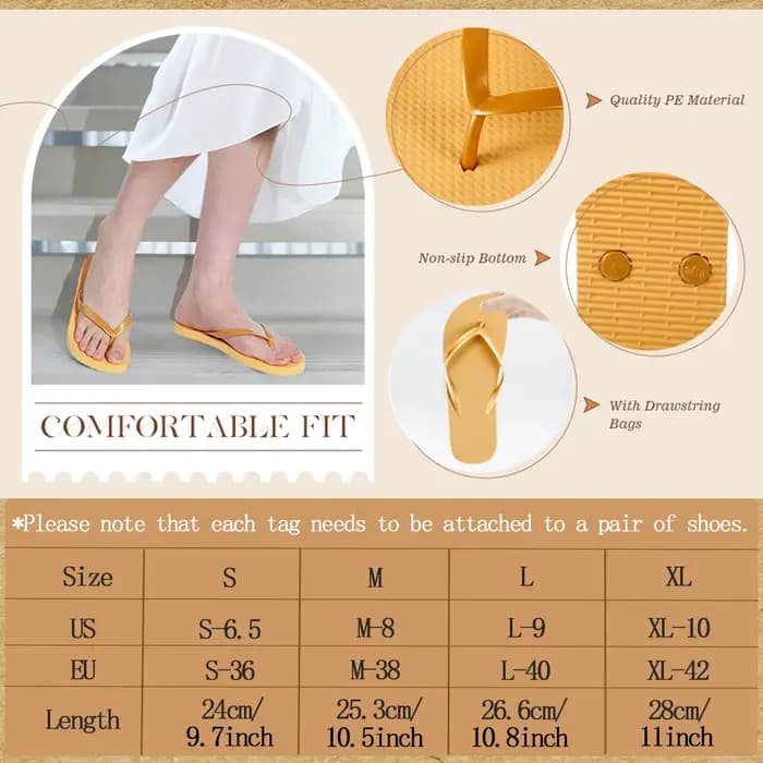 6-30 paires de tongs pour invités de mariage