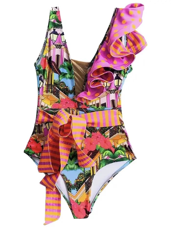RUOTONGSEPT 2023 femmes maillot de bain à bretelles