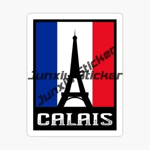 Décalcomanies VIVE LA FRANCE Paris! Autocollant Tour Eiffel avec France Feel Coussins, Crêpes au rhum, Blason