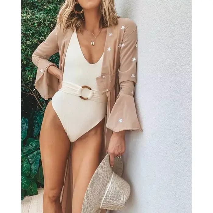 Cikini-Maillot de bain une pièce pour femmes