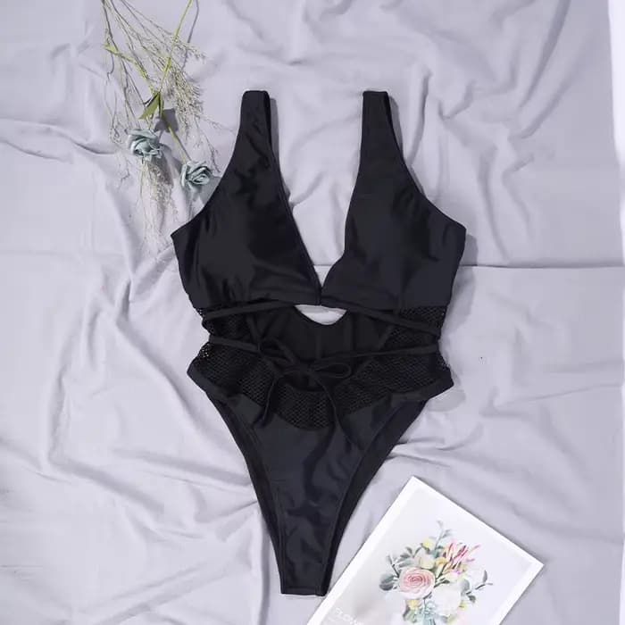 Maillot de bain une pièce noir