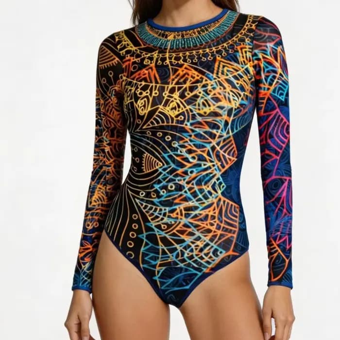 Maillot de bain une pièce russe 2026 avec soutien-gorge intégré et tissu en maille anti-UV