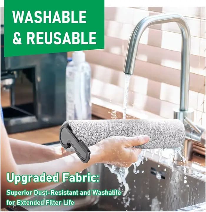 Tineco Floor ONE Stretch S6 /Swtich S6 /i5 Stretch /i6 Stretch /S7 Stretch /S9 Artist Roller Brush Remplacement et filtre à vide