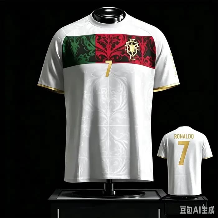 Nouveau Maillot/T-shirt Commémoratif Cristiano Ronaldo 2026 — Équipe du Portugal, Hauts de Sport et de Mode Décontractée pour Hommes et Femmes