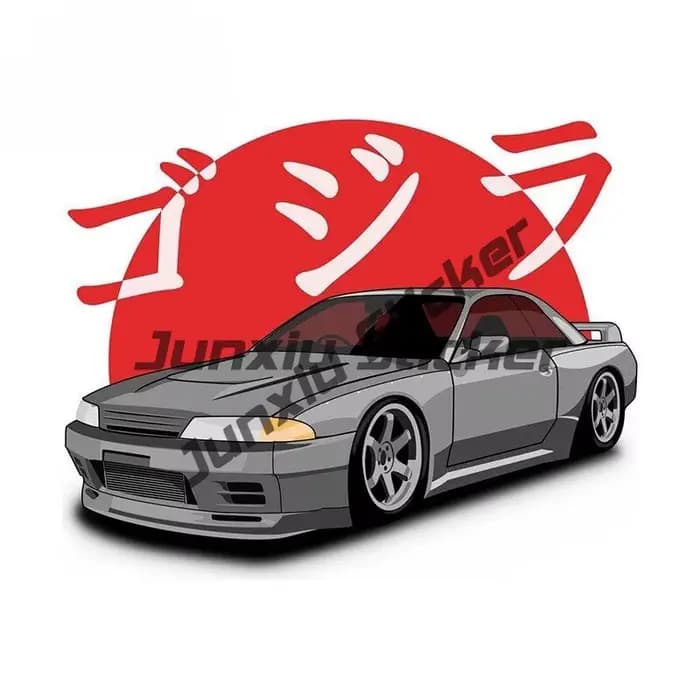 Autocollants d'emblème de silhouette de sensation de carte japonaise, autocollant rond de TakSeal, voiture de course, autocollant de soleil japonais, étanche