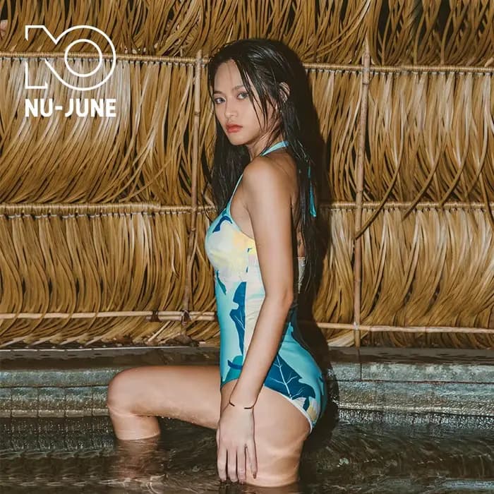 Nu-juune femmes Sexy imprimé fleuri taille haute une pièce maillot de bain maillot de bain Premium maillots de bain d'été pour les femmes