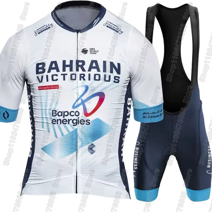 Ensemble de maillot de cyclisme Bahrain Victorious 2026 pour hommes, kits de vêtements de vélo, chemises de vélo de route, combinaison, short à bretelles, maillot de VTT