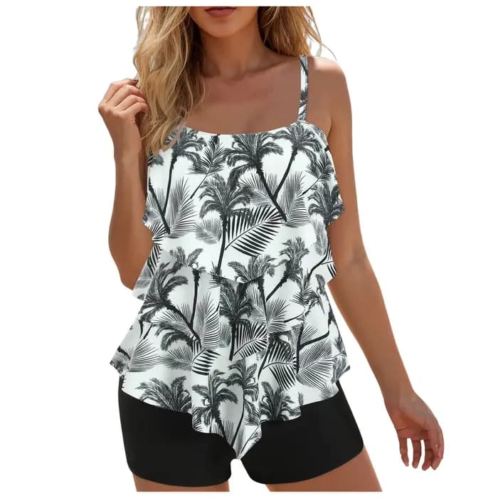Ensembles de bikinis taille haute pour femmes