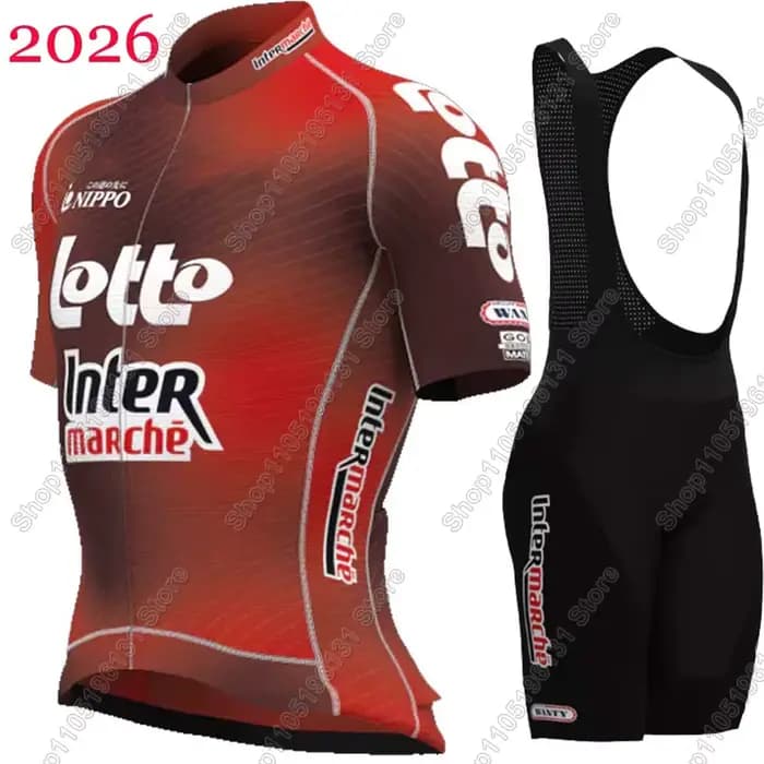 Ensemble de maillot de cyclisme Lotto 2026 pour hommes