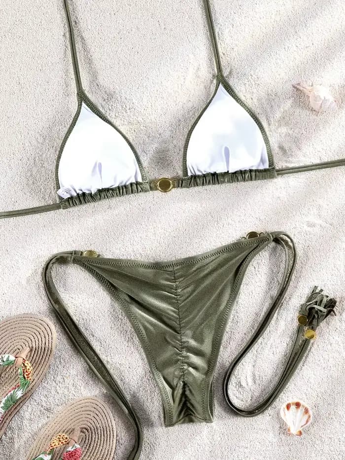 Maillot de bain triangle pour femmes