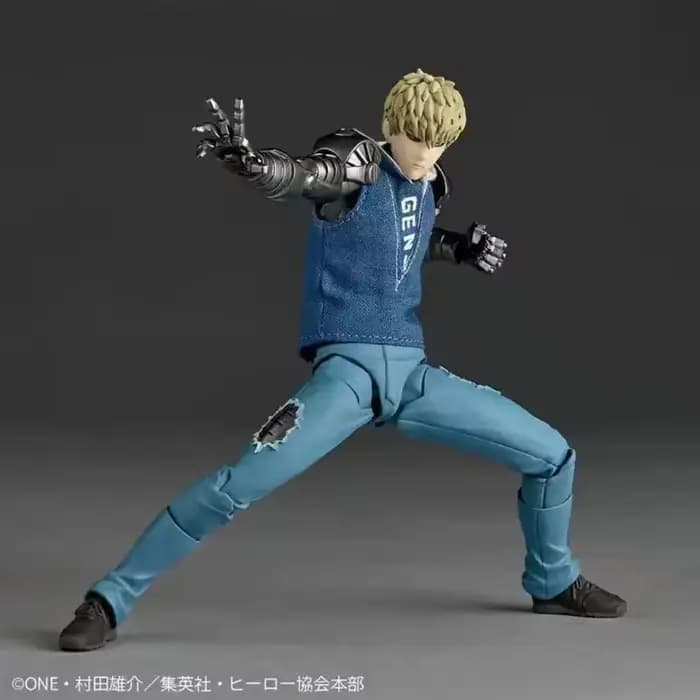 Nouvelles figurines d'action anime Ko Genos, Kaiyodo Revoltech Yamaguchi One Punch Man, figurine articulée, modèle de statue, jouets, cadeaux