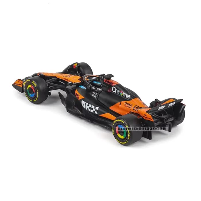 Bburago 1:64 2025 F1 McLaren Formule 1 Équipe MCL39 # 4 Lando Norris # 81 Oscar Piastri alliage voiture moulé sous pression modèle jouet à collectionner