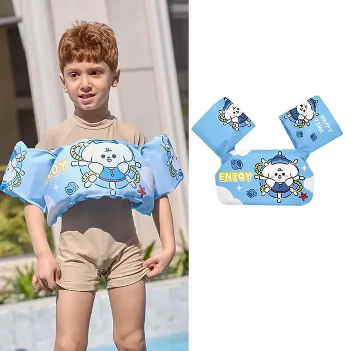 Maillot de bain à manches flottantes pour bébé