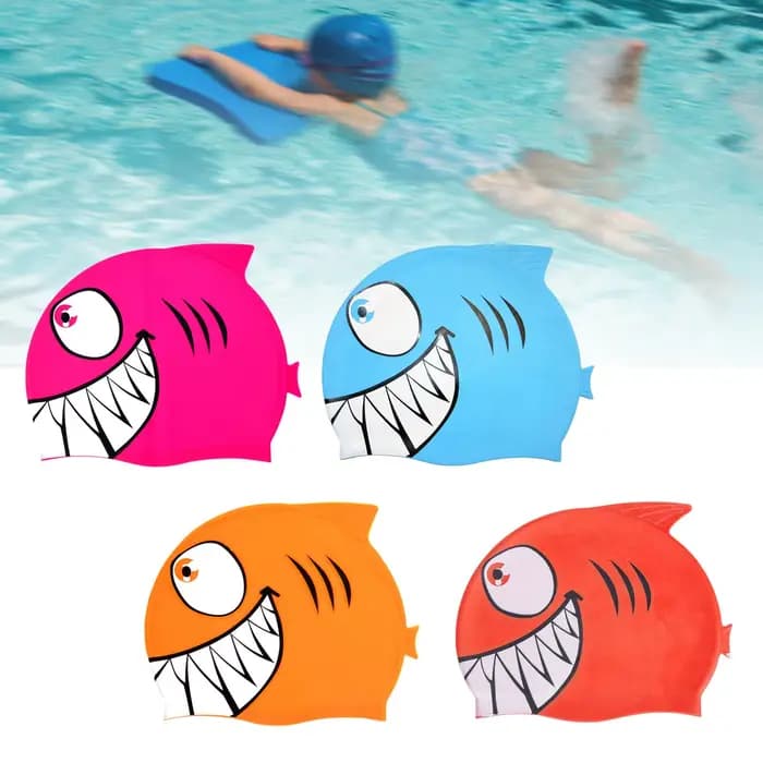 Bonnet de bain en forme de requin