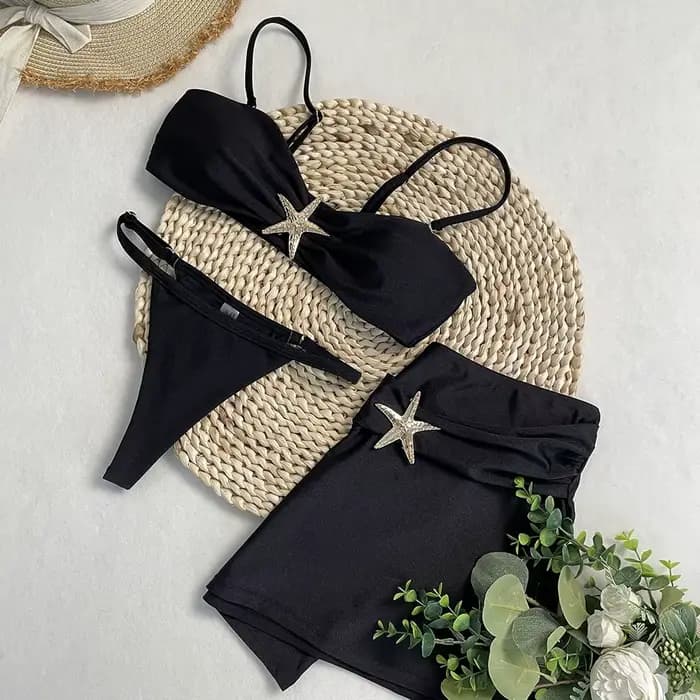 DEBAIOR 3 pièces Bikini femmes maillot de bain