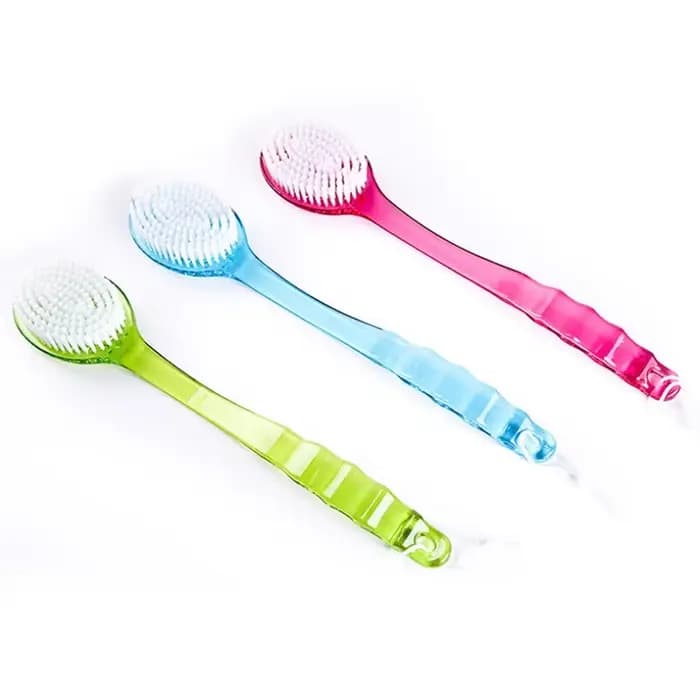 Brosse de bain à long manche pour le dos et le corps