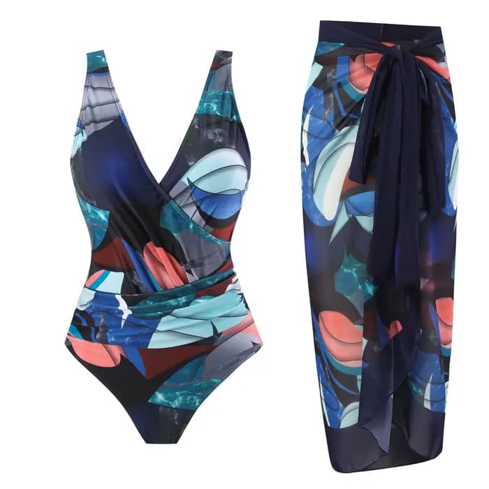 Maillot de bain une pièce et robe de bain imprimés 2026