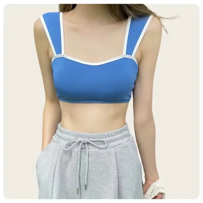 Maillot de bain bikini deux pièces minimaliste et conservateur pour femme