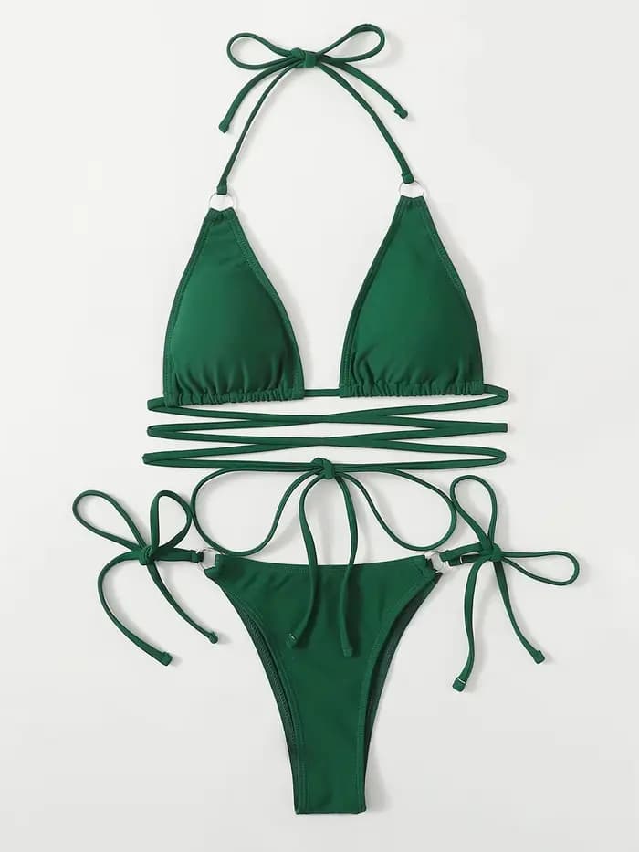 Sexy Micro Bikini 2025 femme maillot de bain croisé maillots de bain femmes String Bikinis ensemble femme maillot de bain vêtements de plage biquini