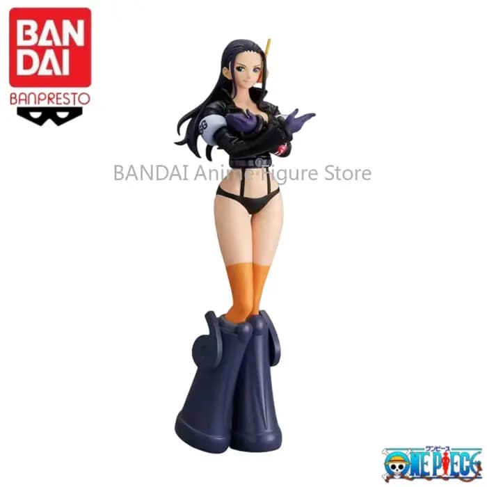 En stock, figurine originale 100% Bandai Nico Robin, personnages d'anime One Piece, modèle de jouets, statue, objets de collection, cadeau