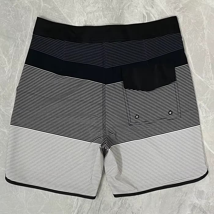 Short de plage à séchage rapide pour homme, coupe ample, élastique, décontracté, longueur trois-quarts, pour la pêche, la gym, la natation, en mélange polyester et élasthanne, été