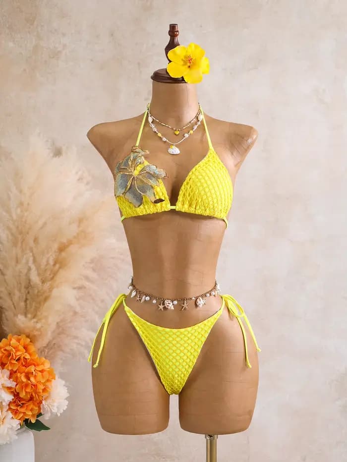 Maillot de bain sexy à rayures zèbre pour femme