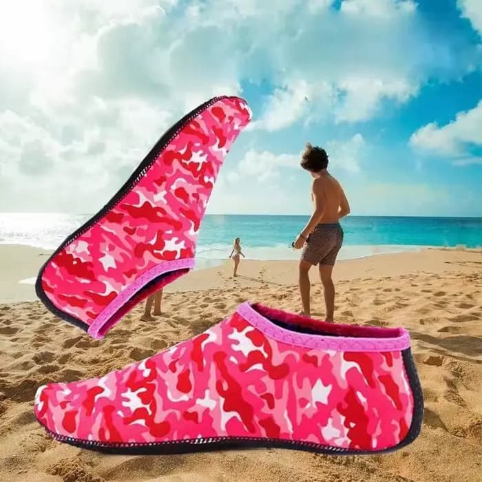 Chaussures aquatiques unisexes antidérapantes – Chaussettes d'eau à séchage rapide pour la natation
