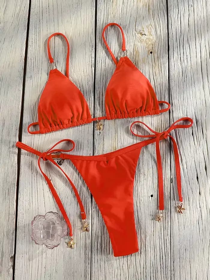 Miyouj bandeau Bikini ensemble Mujer maillots de bain Triangle Bikinis Sexy maillot
