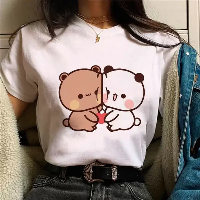Bubu Dudu t-shirt femmes bande dessinée designer anime haut fille graphique vêtements drôles