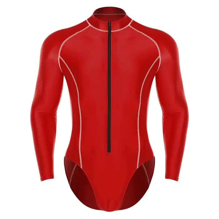 Maillot de bain une pièce brillant pour hommes
