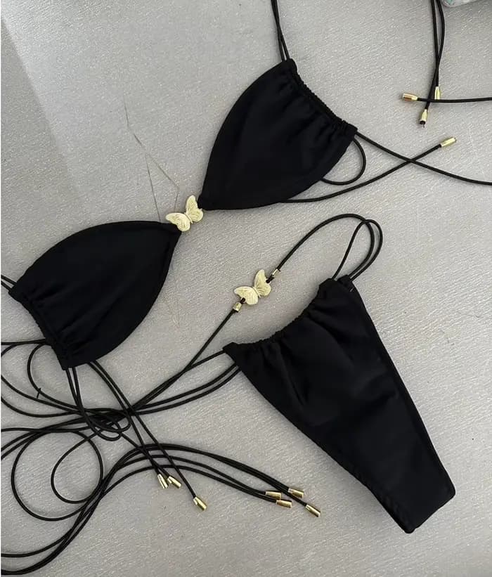 Sexy Bikinis 2024 maillot de bain pour femmes papillon maillots